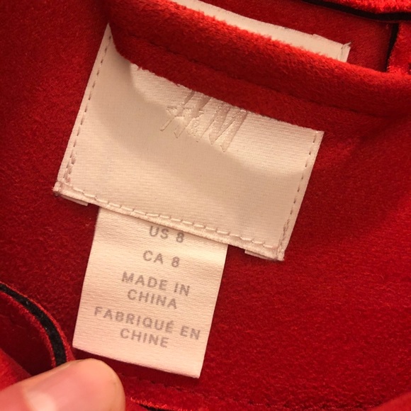 Red Motto Jacket - Picture 3 of 4